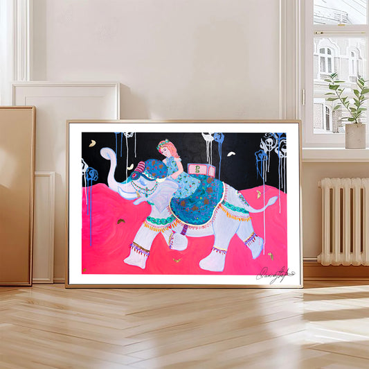 Signed Open Edition Print - Elephant