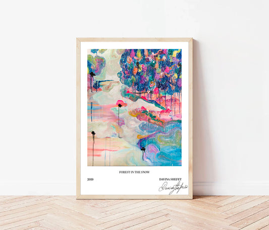 Signed Open Edition Print - Forest in the Snow