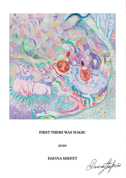 Signed Open Edition Print - First These Was Magic