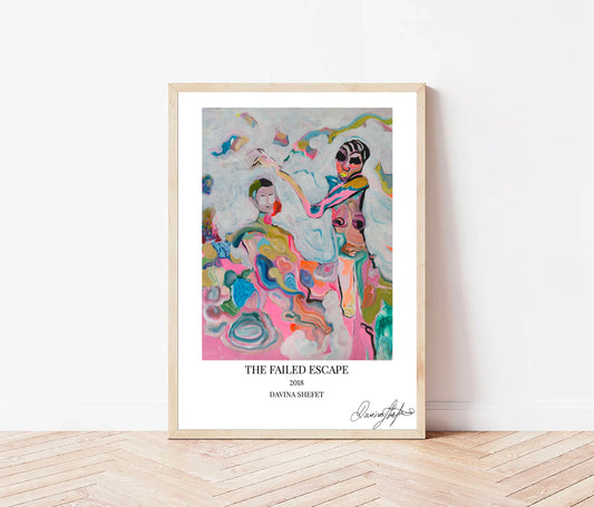 Signed Open Edition Print - The failed escape
