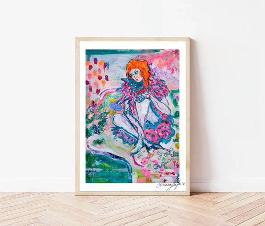Signed Open Edition Print - Narcissus (Red-Haired Woman)