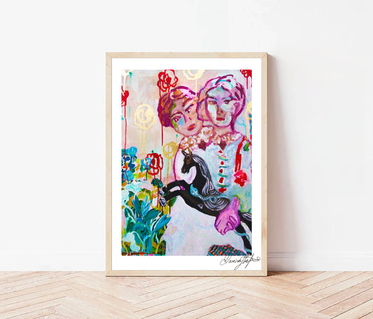 Signed Open Edition Print - C’est Romantique Bébé