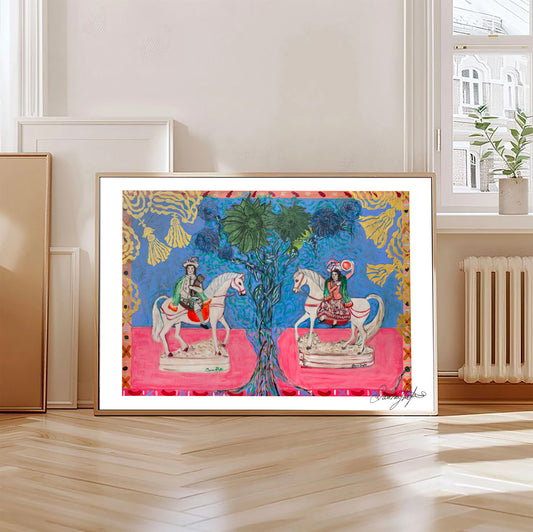 Signed Open Edition Print - Lovers Under the Sunflowers